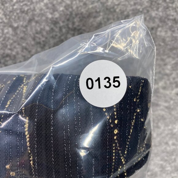 La Mode Top Women XL Black Tunic Party Beaded Embellished Long Sleeve Crew Neck - Picture 10 of 10